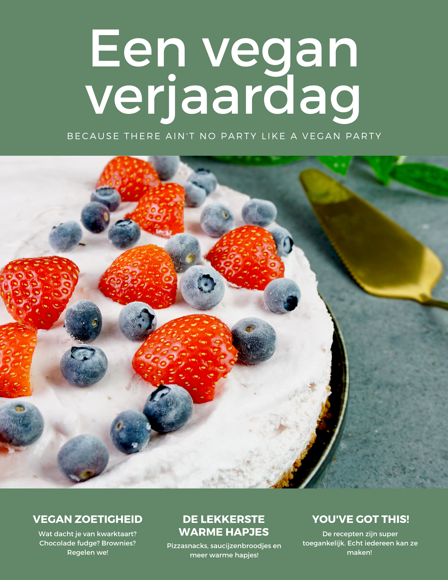 Verrassend Een vegan verjaardag | e-book - Het Groene Broertje JR-01