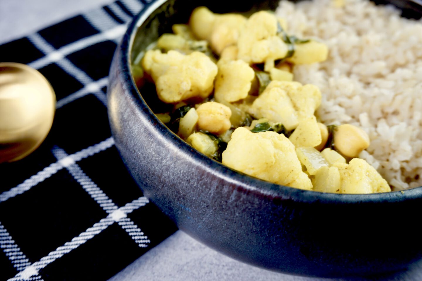 Snelle groene curry 2 vegan